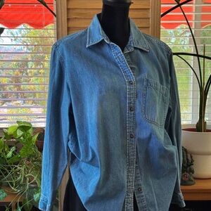 Marsh Landing Light Blue Denim Shirt